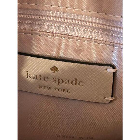 Kate Spade Staci Medium Dome Backpack Color-block Beige Saffiano Leather - Picture 9 of 10